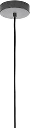 EGLO Estanys Hanglamp - 1 lichts - Ø19 cm - E27 - rookglas - Grijs/Zwart