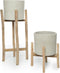 Chalk Hoge Plantenbak - Naturel