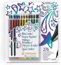 Chameleon Fineliners 24 pack - Bold Colors