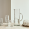 Champagne glass Hammered transparent Transparent / Recycled Glass