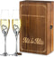 Champagnefluiten Geschenk Set - Perfect als cadeau - Mr and Mrs - Inclusief Geschenkdoos