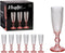 Champagneglas Roze (180 ml) (6 Stuks)