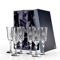 Champagneglazen Skye 6 stuks - Geschenkverpakking - Loodkristal - Glencairn Crystal Scotland