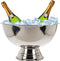 Champagnekoeler - wijnkoeler - ijskoeler - champagne-emmer - zilver - rsv - gehamerd