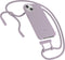 Change 2 in 1 Bio Case - geschikt voor iPhone 14 - afneembaar nekkoord - gemaakt van bio-materialen - Lilac