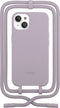 Change 2 in 1 Bio Case - geschikt voor iPhone 14 - afneembaar nekkoord - gemaakt van bio-materialen - Lilac