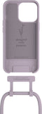 Change 2 in 1 Bio Case - geschikt voor iPhone 14 Pro Max - afneembaar nekkoord - gemaakt van bio-materialen - Lilac