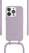Change 2 in 1 Bio Case - geschikt voor iPhone 14 Pro Max - afneembaar nekkoord - gemaakt van bio-materialen - Lilac