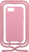Change Case 2 in 1 Bio case - met afneembaar en verstelbaar nekkoord - voor iPhone SE - Coral Pink