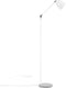 CHANZA - Staande lamp - Wit - Metaal