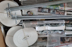 Stormbandenset voor een partytent van 8 meter lang