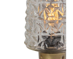 Charge Tafellamp Metaal/glas Antique Brass - BePureHome