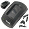 Charger for Nikon EN-EL24 battery including car adapter