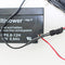 Charger including 1 battery suitable for the Multipower lead acid battery MP0.8-12H home and house