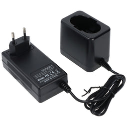 Charger suitable for Bosch tool batteries 7.2 to 24 volt batteries, charges NiMH and NiCd batteries