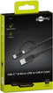 Charging and synchronization cable combination cable, cable with Micro-B and USB-C connector, 2in1 c