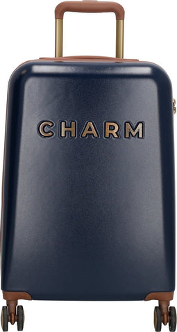 Charm London Capetown Handbagage Koffer - 55 cm - 42 Liter - TSA Slot - Blauw