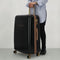 Charm London Travel Trolley L Grote Koffer - 75 cm - 95 Liter - TSA Slot - Zwart