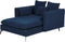 CHARMES - Chaise Longue - Donkerblauw - Polyester