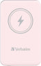 Verbatim Charge 'n' Go - Powerbank 5000 mAh - Magnetisch Draadloos Opladen - Roze