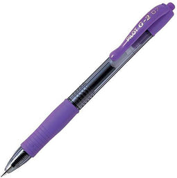 Pilot G2 Gel Ink Rollerball pen – Doos van 12 gelpennen - Medium Tip - Paars
