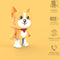 Mobility on Board Corgi - Draadloze Bluetooth-luidspreker - Dansmodus - Wit / Geel
