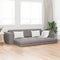 vidaXL - Vloersofa - Bed - 2-in-1 - Taupe - 245x150x60.5 - cm - Bekleding