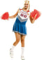 Cheerleader Kostuum Man Blauw Animator - Maat M-L
