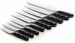 Chef's knife Quid Professional Inox Chef Black Black Metal 20 cm (Pack 6x)