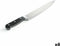 Chef's knife Quid Professional Inox Chef Black Black Metal 25 cm (Pack 6x)