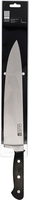 Chef's knife Quid Professional Inox Chef Black Black Metal 25 cm (Pack 6x)