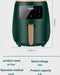 Cheffinger Cf-Afry4.5: 1400W Digitale Led Air Fryer - 4,5 Liter Groen