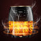 Cheffinger Cf-Afry4.5: 1400W Digitale Led Air Fryer - 4,5 Liter Groen