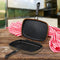 Cheffinger CF-DG32: Omkeerbare dubbele grillpan met marmercoating - 32 cm