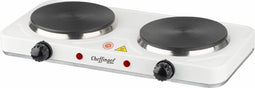 Cheffinger CF-EHD1000: Elektrische kookplaat van 1000 W - Dubbel