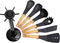 Cheffinger CF-UT02: 6 Pieces Utensil Set with Rotating Stand - Wood