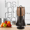 Cheffinger CF-UT02: 6 Pieces Utensil Set with Rotating Stand - Wood