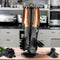 Cheffinger CF-UT02: 6 Pieces Utensil Set with Rotating Stand - Wood