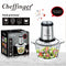 Cheffinger Hakmolen Elektrisch - Glazen 2L Kom XL - 500W Extra Sterk