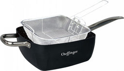 Cheffinger Stoompan - Frituurpan 4-delig set - 24 cm