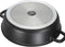 Cheffinger Tajine Tagine inductie pan Ø 28 cm - aluminium - zwart met koudgrepen