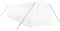 vidaXL - Tuinkas - met - stalen - frame - 16 - m² - 8x2x2 - m - wit