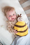 Cherry Belly Baby® Knuffel Bij - Lijnzaadkussen - The ONLY Original