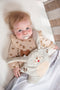 Cherry Belly Baby® knuffel Konijn - Lijnzaadkussen - Pittenzak met lijnzaad - Pittenzak magnetron