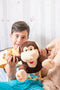 Cherry Belly Knuffel®Aap Kersenpitkussen - Wasbaar - The ONLY Original