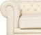 CHESTERFIELD - Chesterfield bank - Beige - Leer