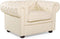 CHESTERFIELD - Chesterfield bank - Beige - Leer