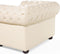 CHESTERFIELD - Chesterfield bank - Beige - Leer