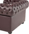 CHESTERFIELD - Chesterfield fauteuil - Bruin - Leer