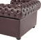 CHESTERFIELD - Chesterfield fauteuil - Bruin - Leer